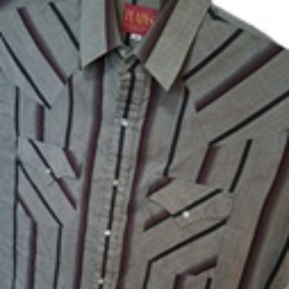 Mens Vtg Western Shirt Pearl Snaps M - Picture 5 of 5